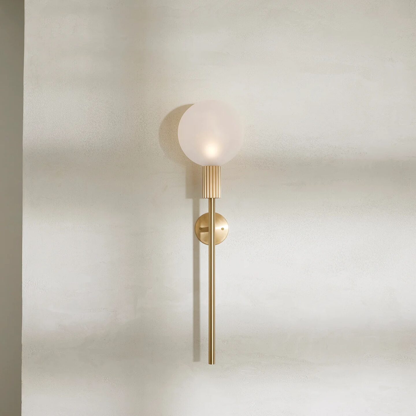 Attalos Wall Light 200 Brushed Brass